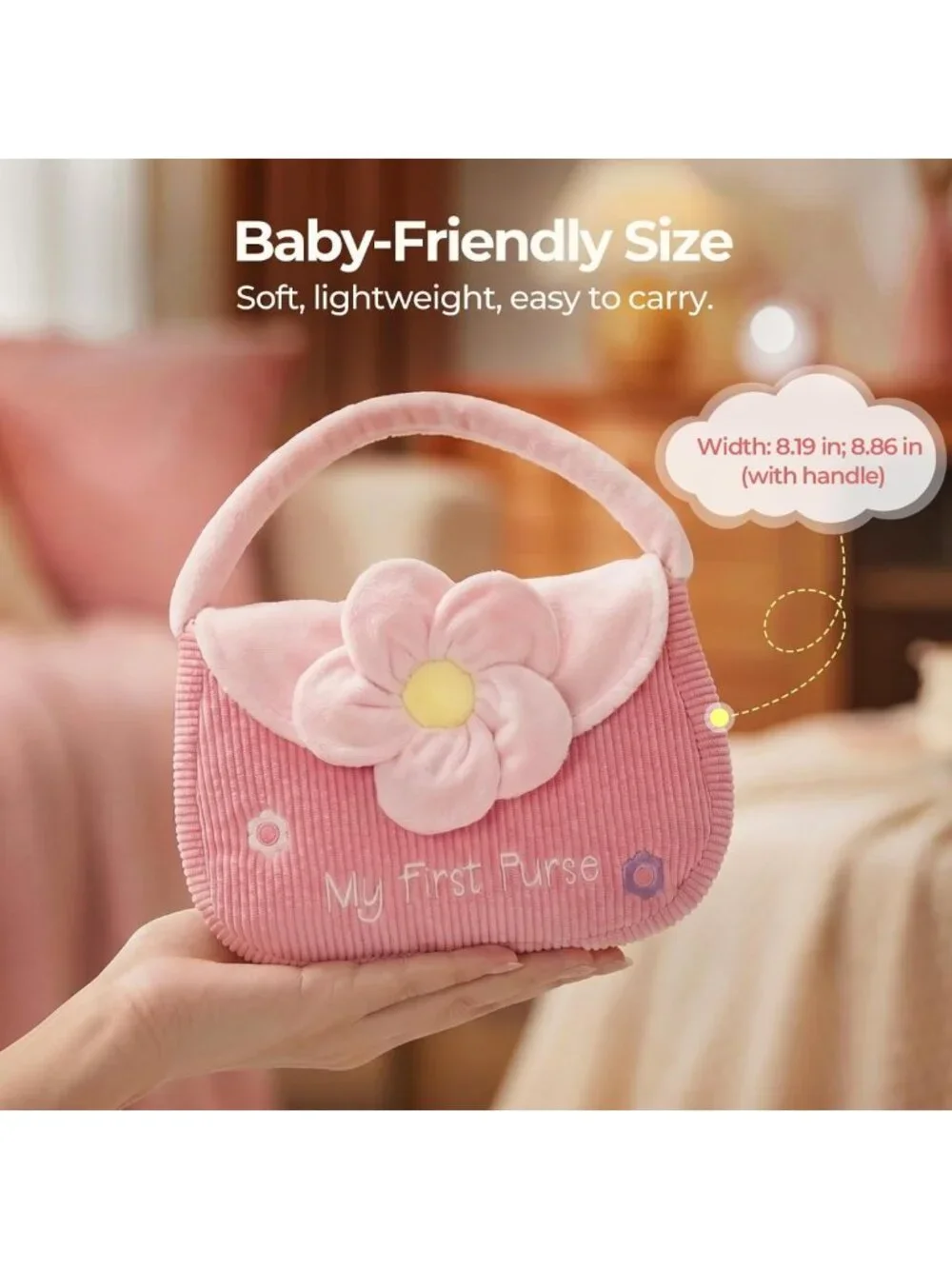 10-Piece Baby Purse Sensory Toy Set for Toddlers & Girls - Fun Developmental
